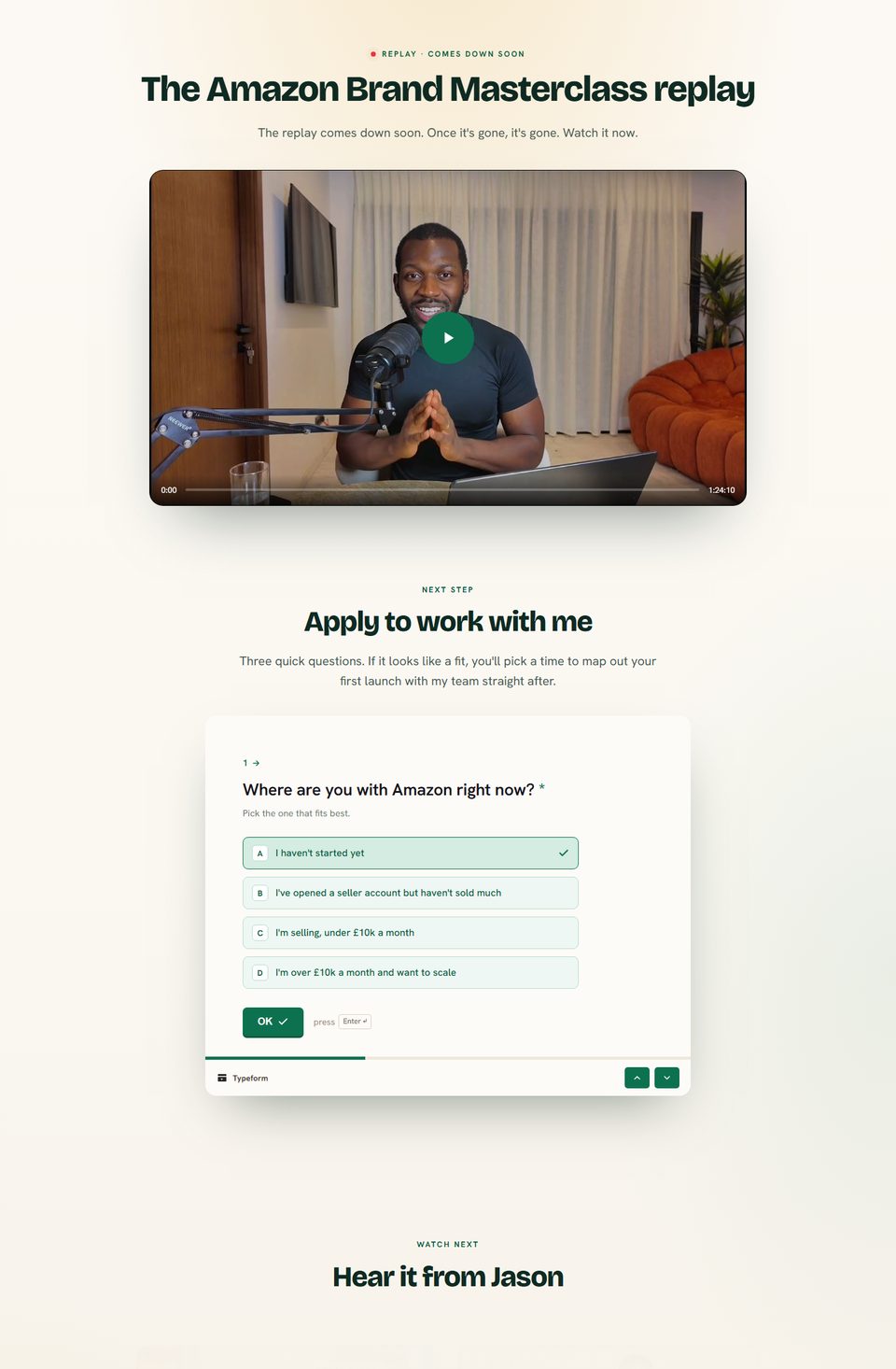 Replay + application preview